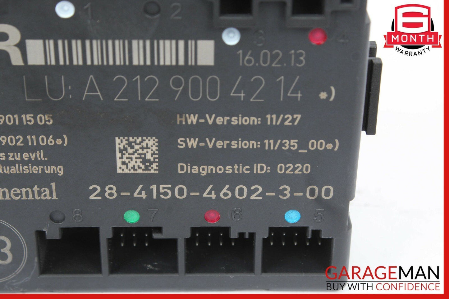 08-15 Mercedes W204 C250 Front Right Passenger Side Door Control Module OEM