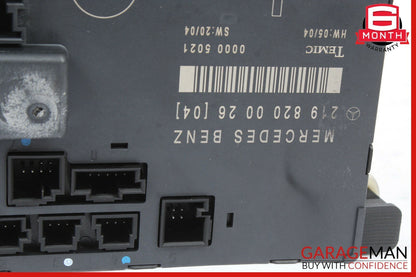 06-11 Mercedes W219 CLS500 Front Left Driver Side Door Computer Control Module