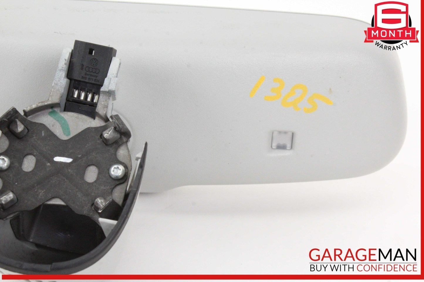 08-17 Audi Q5 SQ5 Front Upper Windshield Interior Rear View Mirror Gray OEM