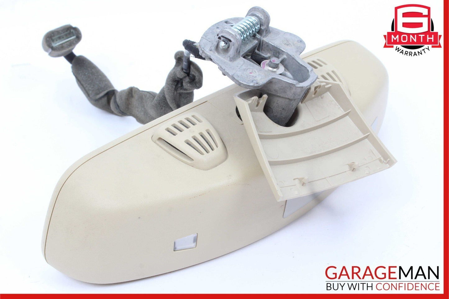 12-14 Mercedes W204 C250 C300 Interior Rear View Mirror Beige OEM