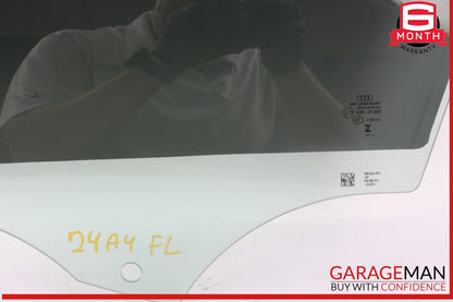 17-24 Audi A4 Front Left Driver Side Door Window Glass 8W0845201C OEM
