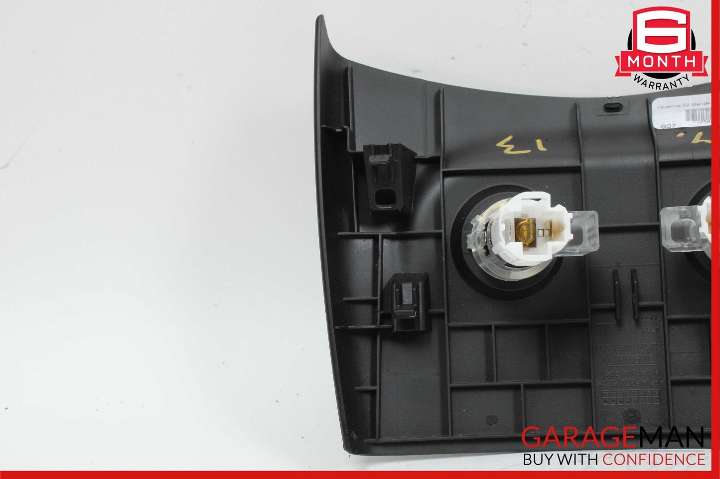 11-17 Porsche Cayenne 958 S Rear Interior Power Socket Trim Cover Panel