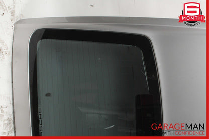 06-08 Porsche Cayman 987 Rear Trunk Glass Hatch Tail Gate Panel Assembly Silver