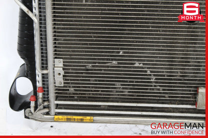 07-12 Mercedes R230 SL550 Engine Cooling Radiator A/C Condensor Oil Cooler OEM