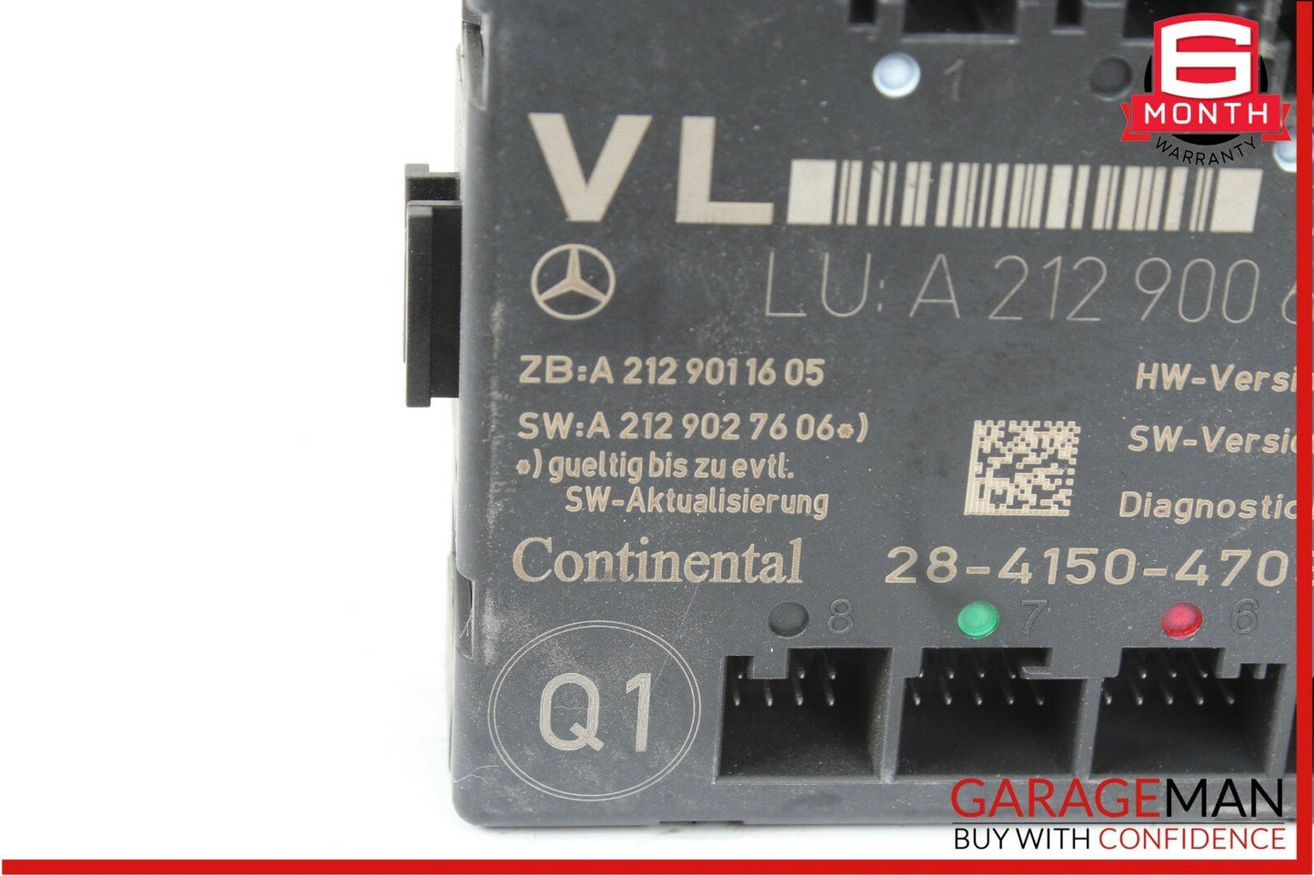 08-17 Mercedes E350 C300 Front Left Driver Side Door Control Module Unit