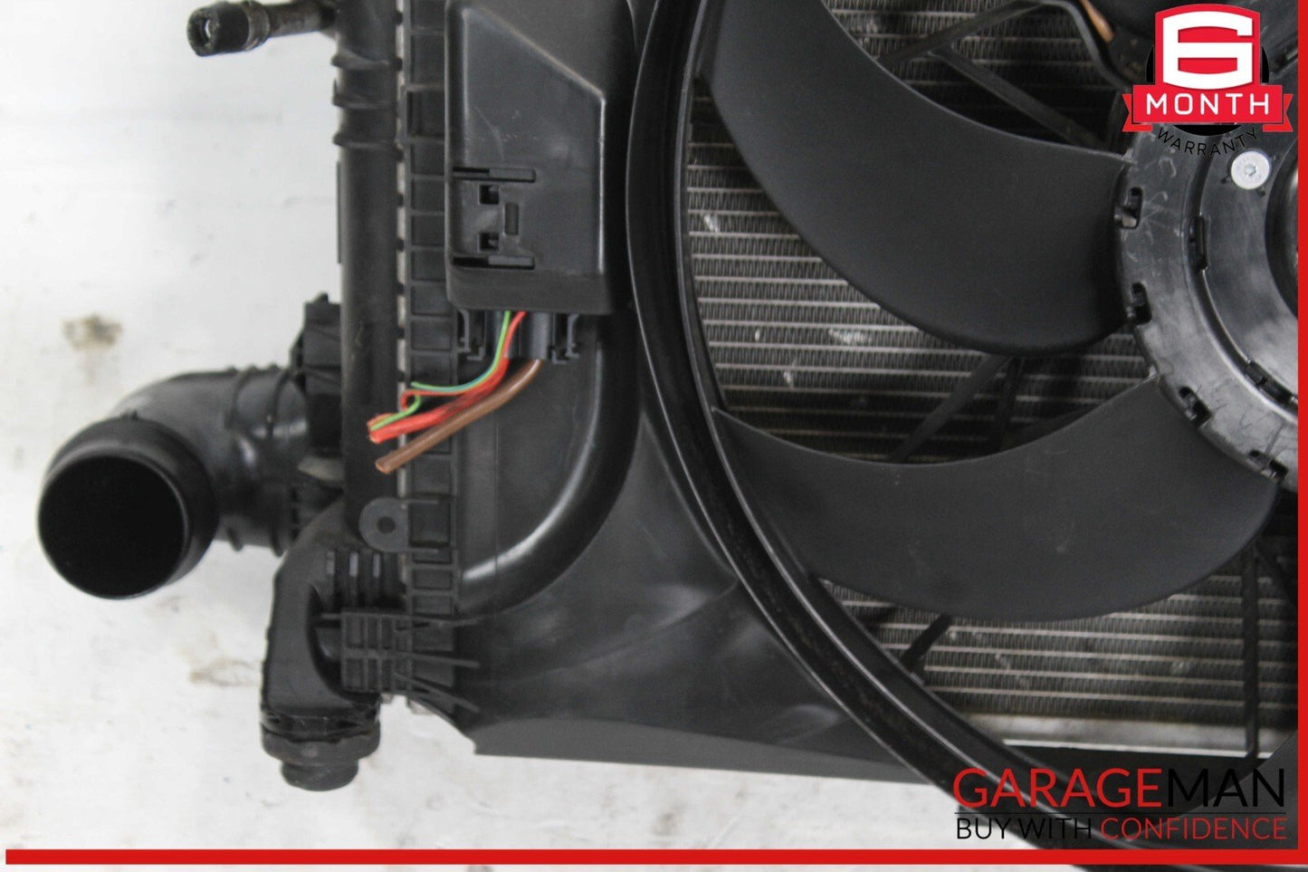 11-13 Mercedes W212 E350 Engine Motor Cooling Radiator AC A/C Condenser Assembly