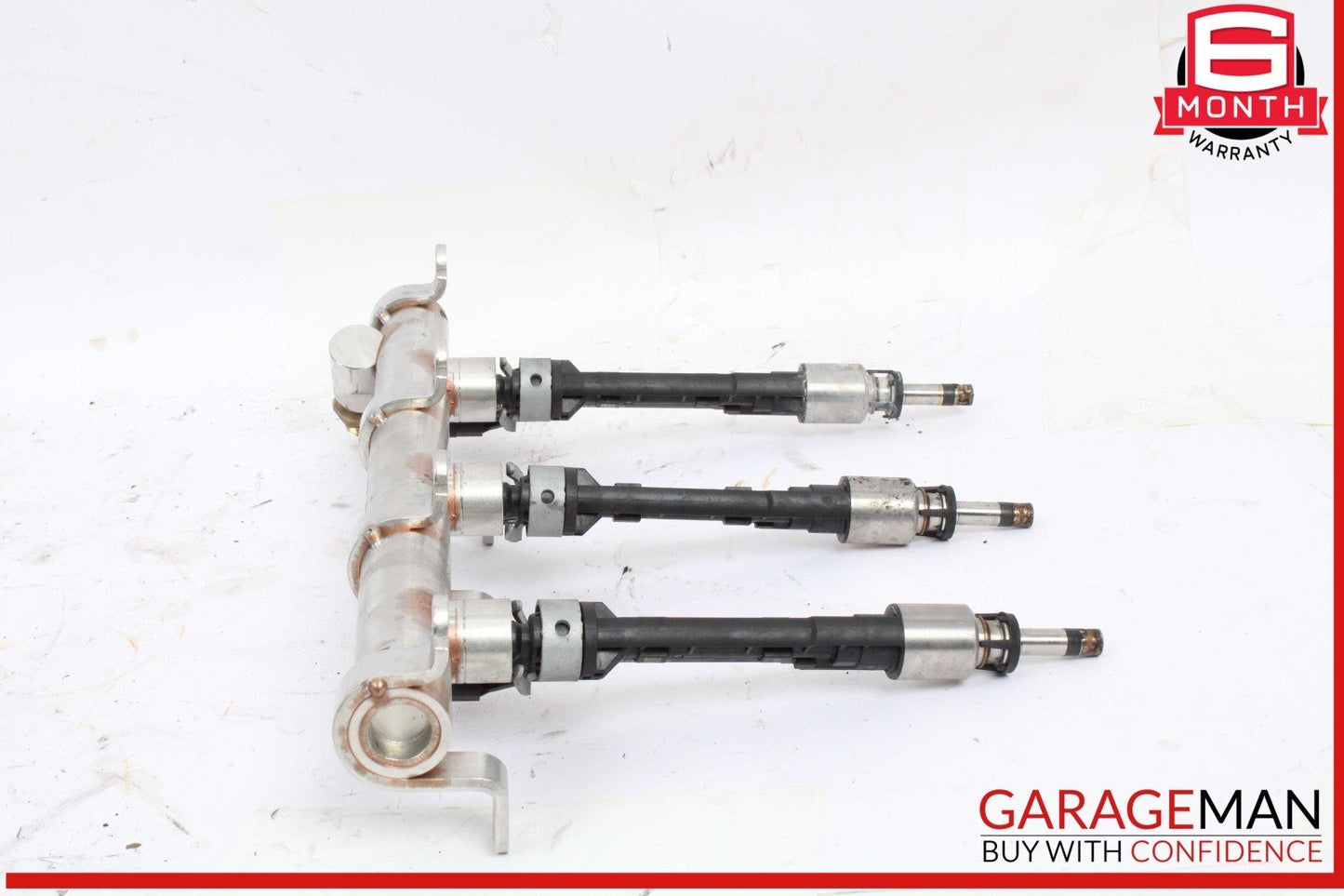 18-24 Audi S5 A5 A4 S4 SQ5 Left Driver Side Fuel Rail w/ Injectors OEM
