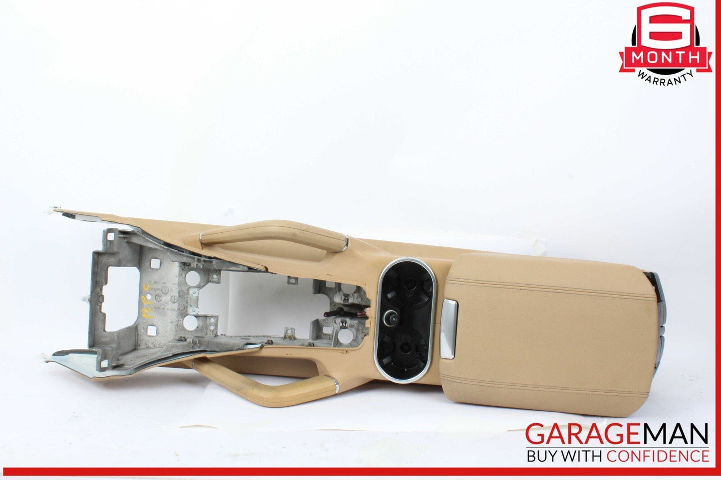 11-18 Porsche Cayenne S 958 Center Console Arm Rest Storage Frame OEM