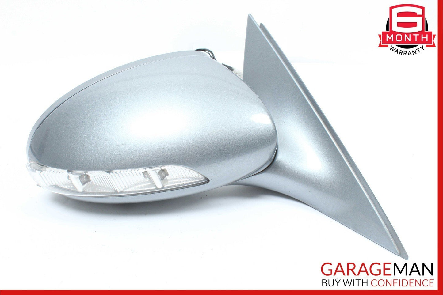 07-09 Mercedes W221 S550 Front Right Side Mirror Door Rear View Grey OEM