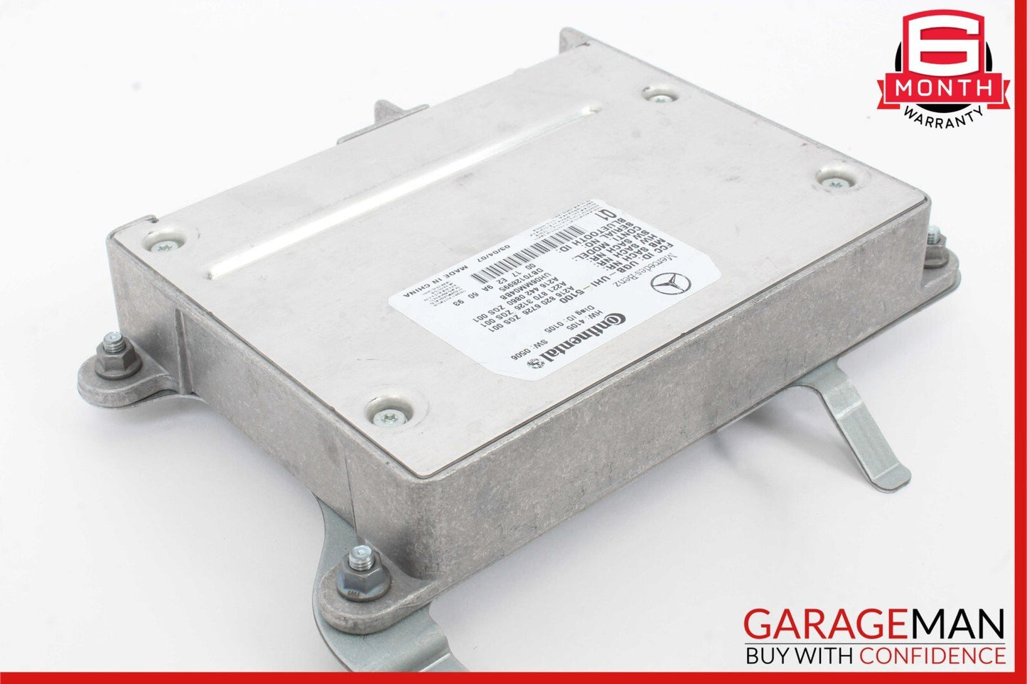 07-10 Mercedes W221 S600 CL600 Bluetooth Mobile Cell Phone Control Module Unit