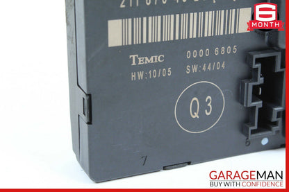 03-09 Mercedes W211 E350 E63 AMG Rear Left Driver Side Door Control Module Unit
