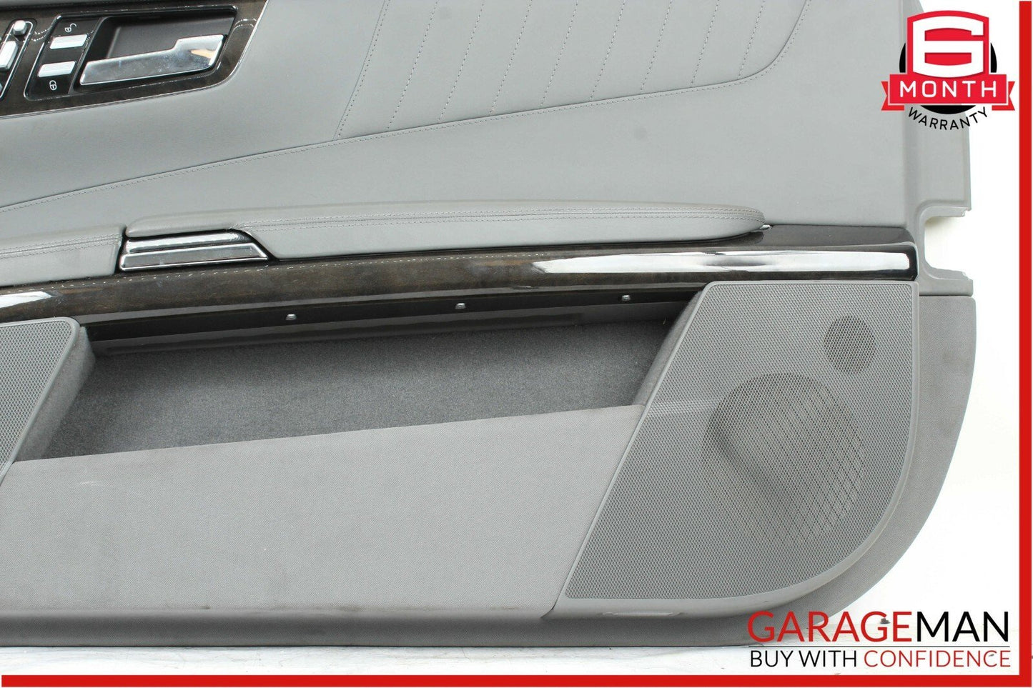 07-10 Mercedes W216 CL600 Front Right Side Complete Interior Door Panel Grey OEM