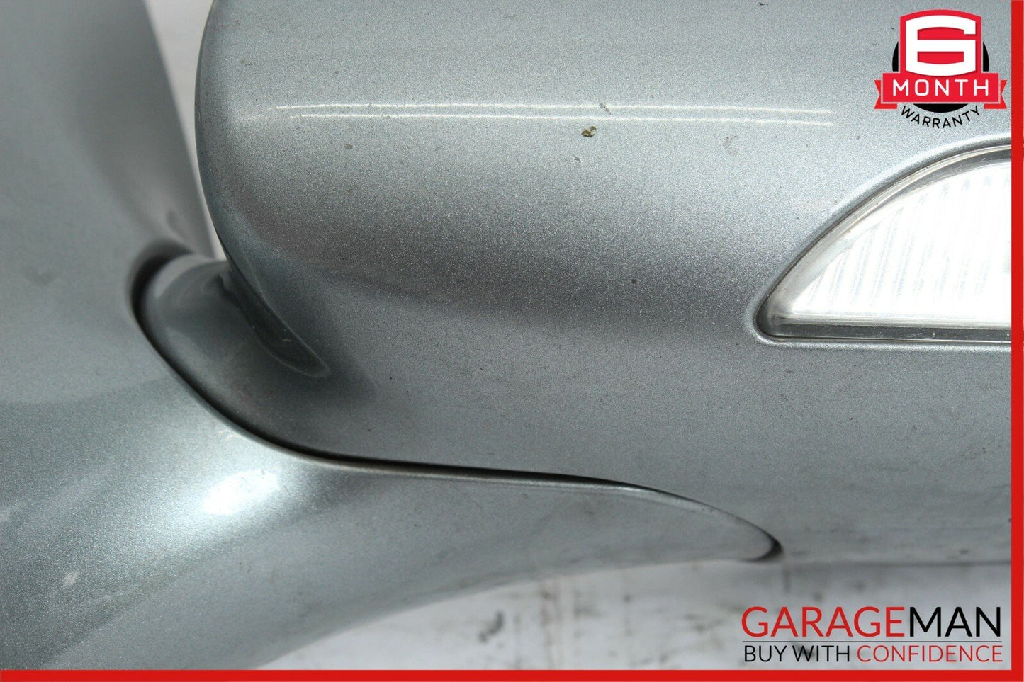 07-09 Mercedes W221 S550 S600 Front Left Side Mirror Door Rear View Grey OEM