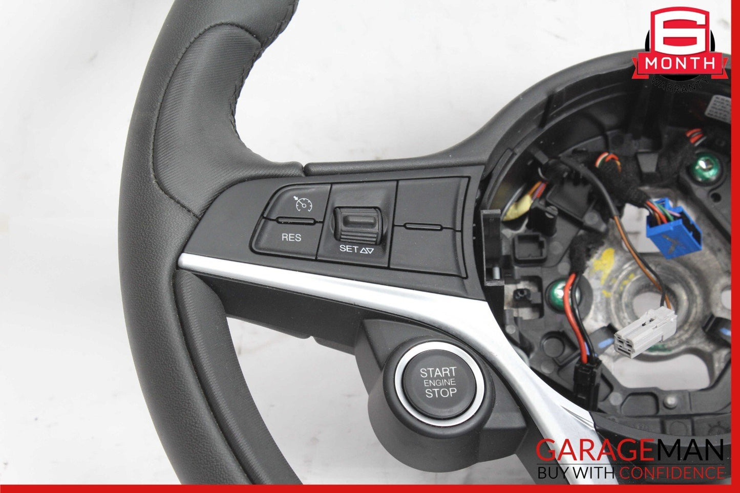 17-22 Alfa Romeo Giulia Steering Wheel w/ Switch Buttons 01561396750 OEM