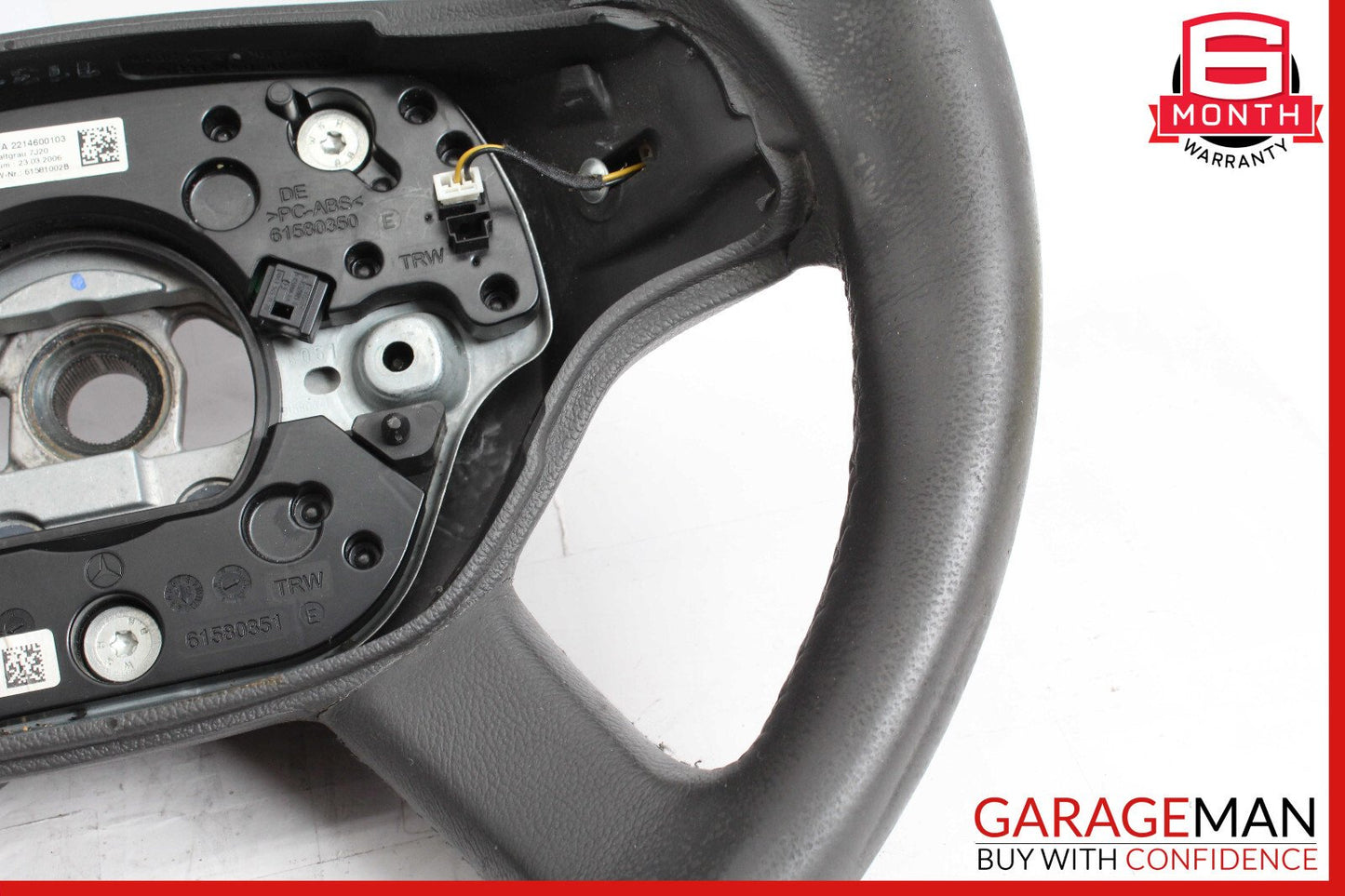 07-10 Mercedes W221 S550 CL550 Steering Wheel Black 2218201611 OEM