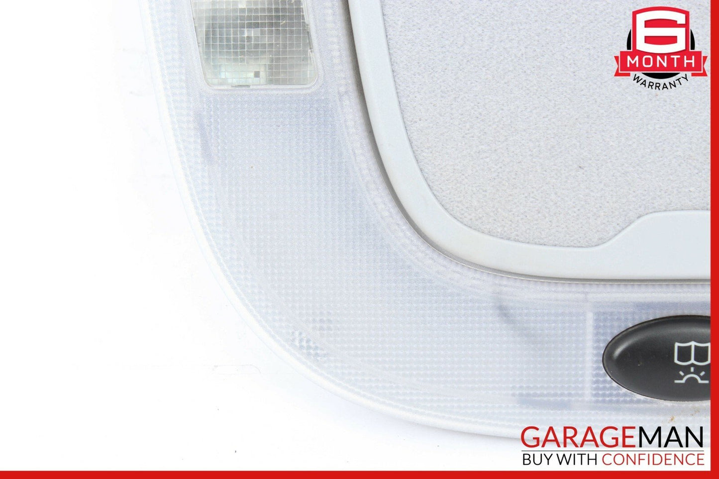 00-06 Mercedes W220 S430 S55 AMG Rear Left or Right Dome Light Mirror Gray OEM