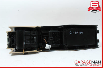 06-11 Mercedes W219 CLS500 Rear Center Console Armrest Storage Tray Cover Brown