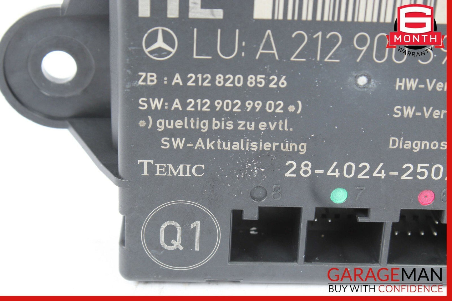 08-14 Mercedes W204 C250 C300 C350 Rear Left Side Door Control Module Unit
