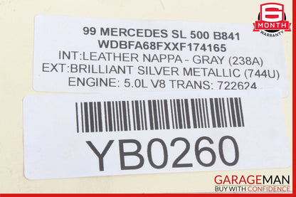 90-99 Mercedes R129 SL500 500SL SL320 Anti Theft Key Alarm Control Module OEM