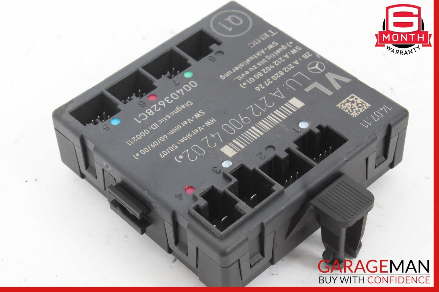 08-18 Mercedes E350 E400 C250 SLK350 Front Left Side Door Control Module Unit