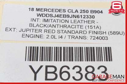 12-20 Mercedes W117 CLA250 SLK350 SLK250 Hand Parking Brake Control Module OEM