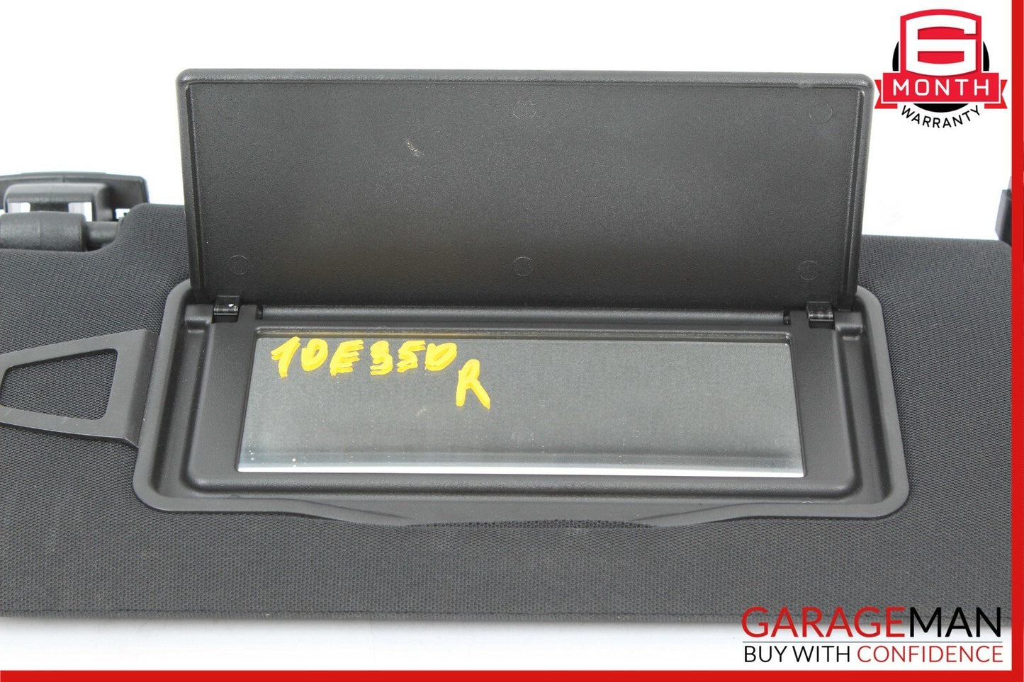 10-16 Mercedes W212 E350 Front Right Side Sun Visor Shade Sunvisor Black OEM