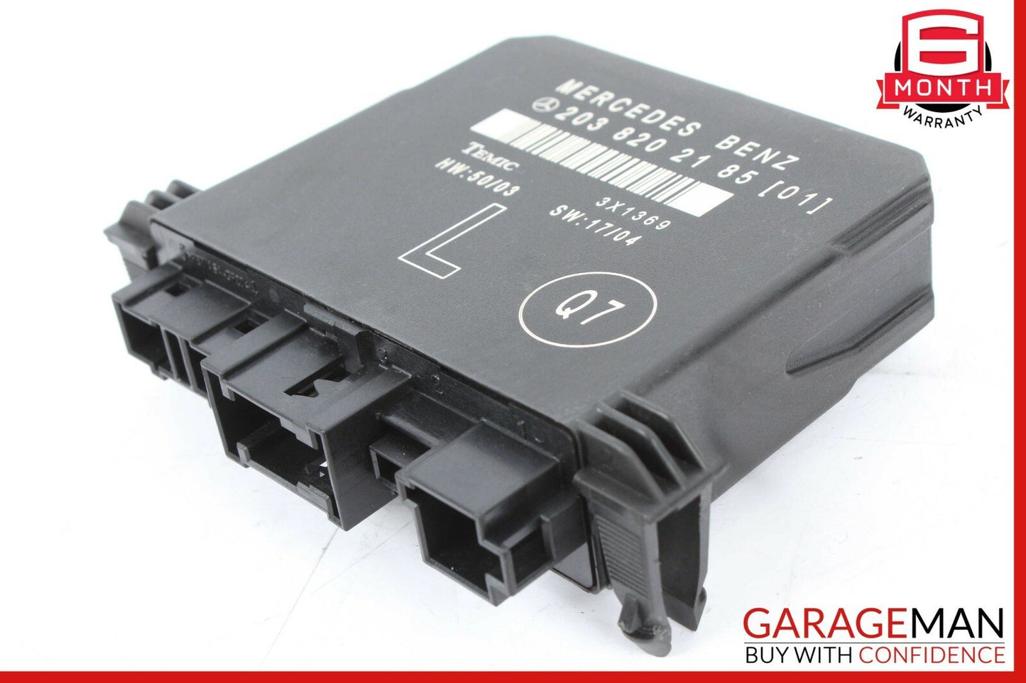 01-07 Mercedes W203 C230 C240 C320 Rear Left Door Control Module 2038202185 OEM
