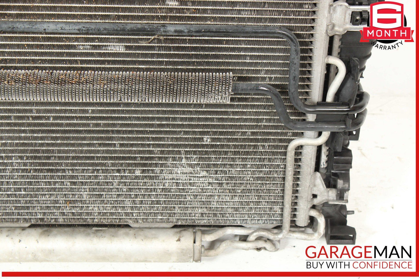 06-09 Mercedes W219 CLS500 Engine Cooling Radiator AC A/C Condenser Fan Assy