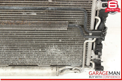 06-09 Mercedes W219 CLS500 Engine Cooling Radiator AC A/C Condenser Fan Assy