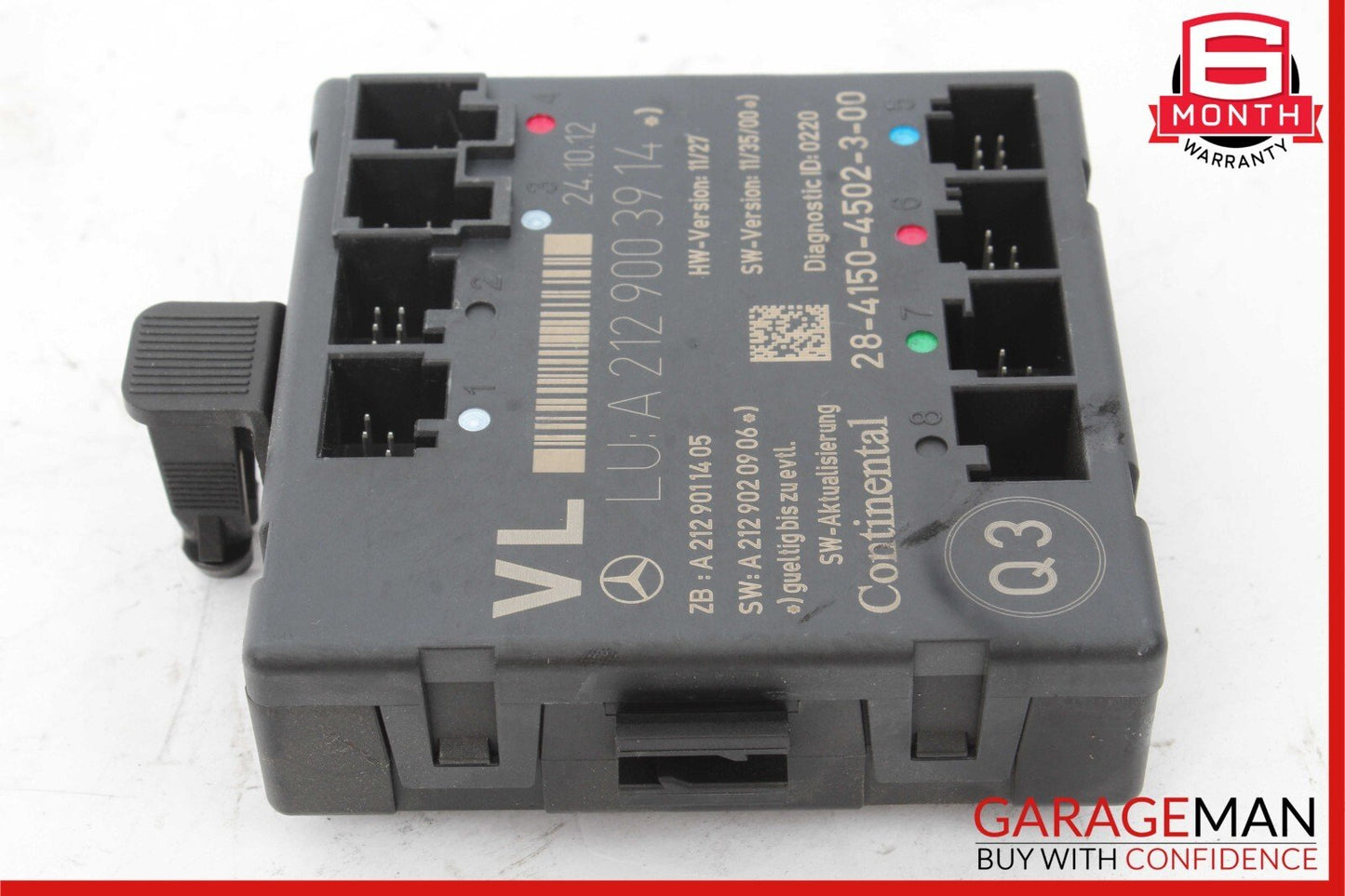 08-14 Mercedes W204 C250 C350 Front Left Side Door Control Module Unit OEM