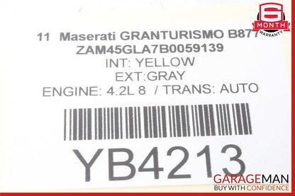 02-19 Maserati GranTurismo Seat Easy Entry Control Module ECU OEM