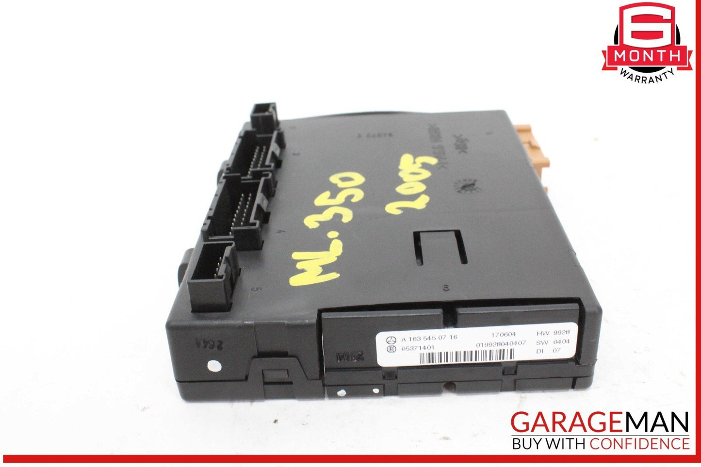 98-05 Mercedes W163 ML350 ML500 Body Comfort Control Module Unit 1635459032 OEM