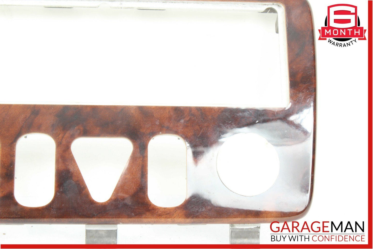98-03 Mercedes W208 CLK320 Center Dash Hazard Door Lock Switch Trim Bezel Wood