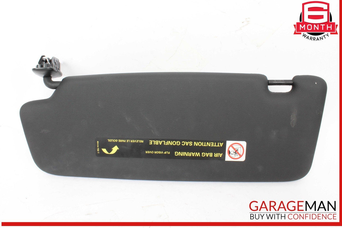 14-17 Audi SQ5 Front Right Passenger Side Sun Visor Sunvisor Black 8K0857552 OEM
