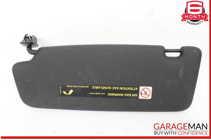 14-17 Audi SQ5 Front Right Passenger Side Sun Visor Sunvisor Black 8K0857552 OEM