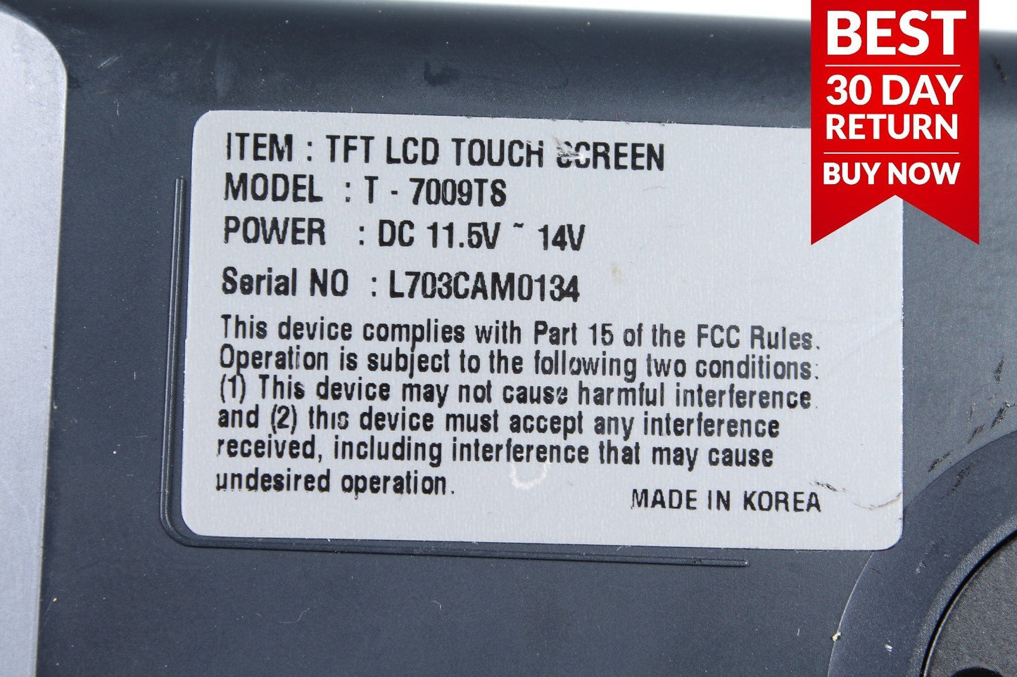 98-05 MERCEDES W163 ML350 FRONT RIGHT HEADREST LCD TOUCH SCREEN A27 OEM
