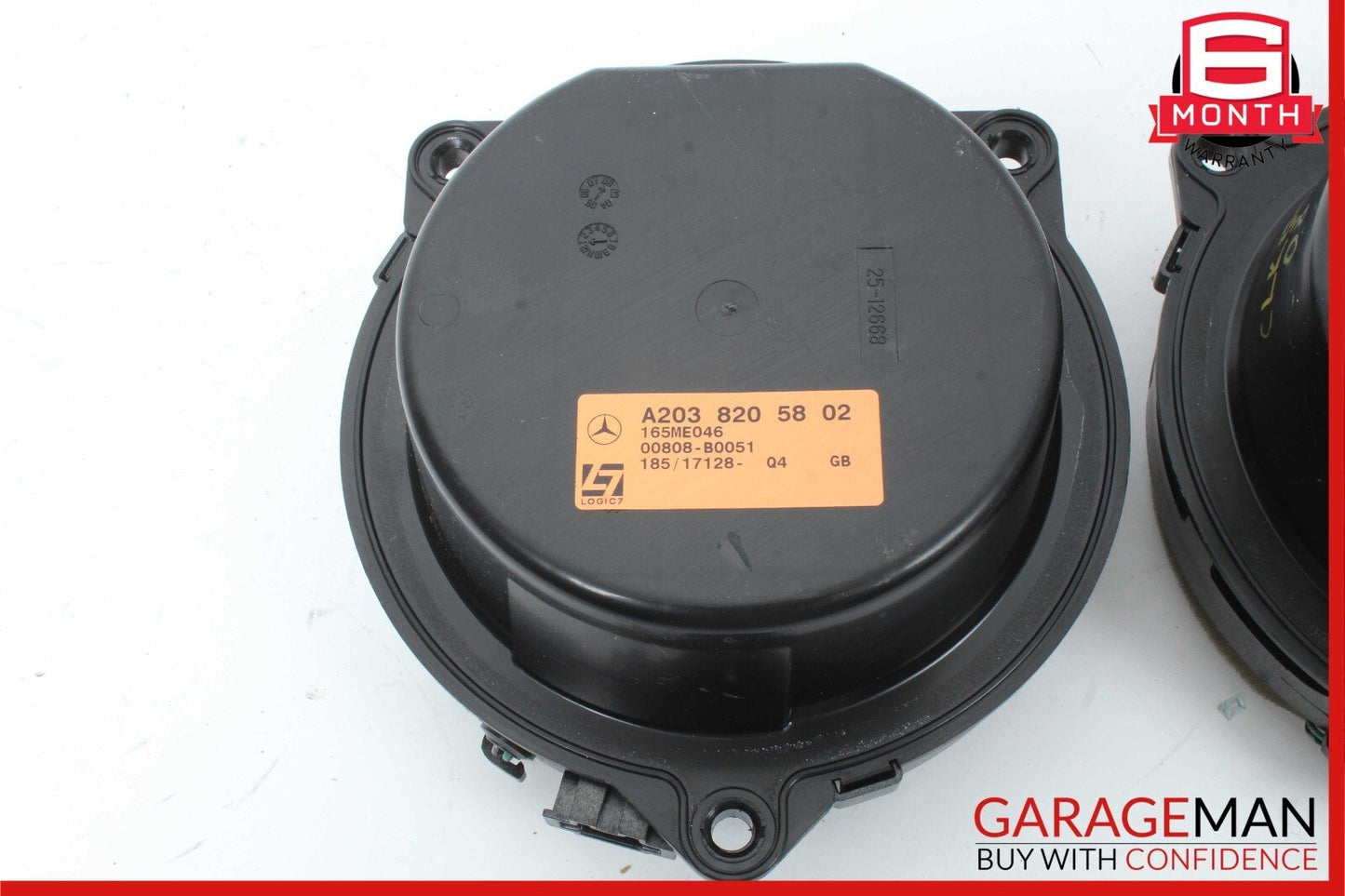 03-09 Mercedes W209 CLK350 C350 Rear Door Audio Sound Speaker Set of 2 Pc OEM