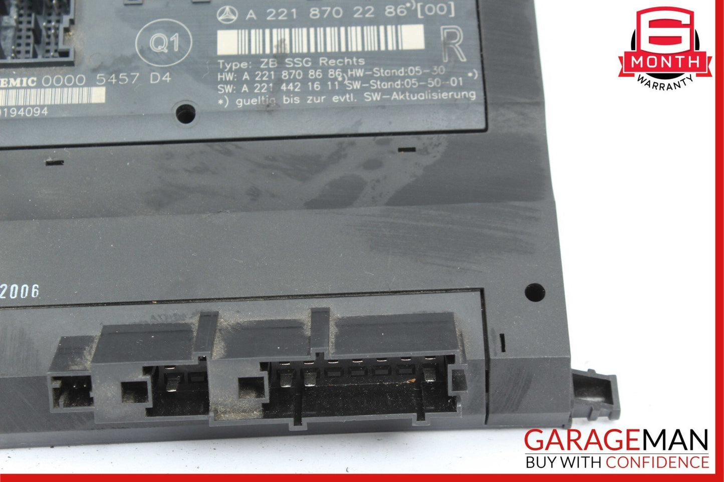 07-13 Mercedes W221 S550 Front Right Side Under Seat Control Module Unit OEM
