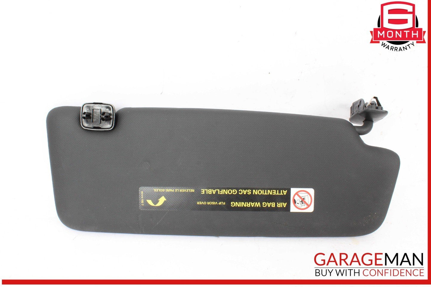 13-18 Audi Q5 Q3 Front Left Driver Side Sun Visor Sunvisor Black 8K0857551 OEM