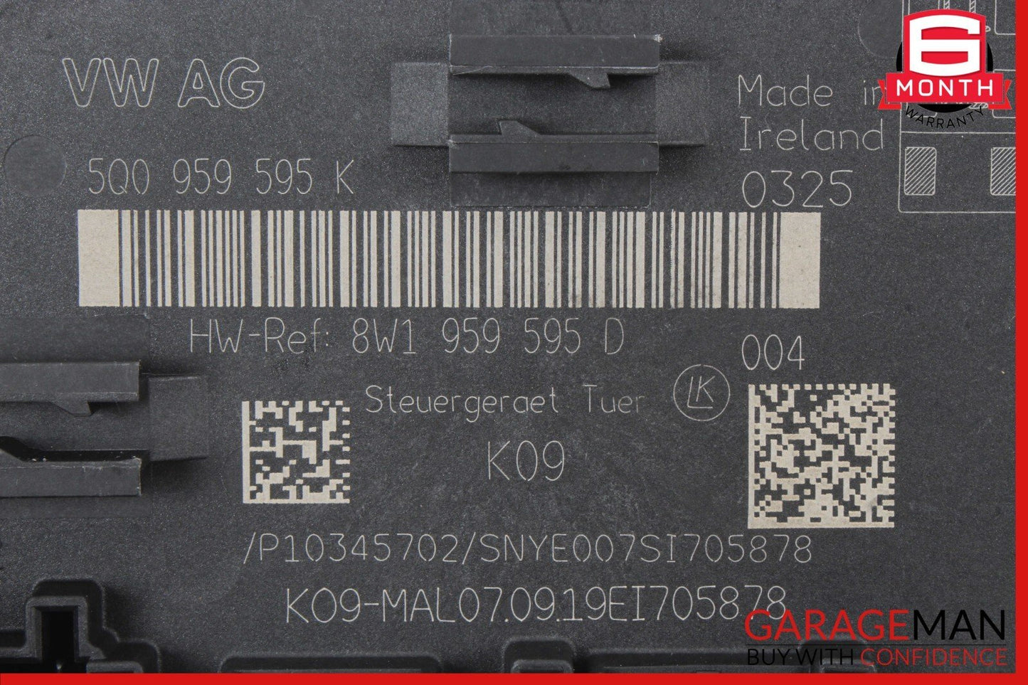 19-24 AUDI Q3 Rear Right Passenger Side Door Window Control Module OEM