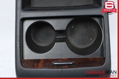 10-13 Mercedes W207 E350 Coupe Center Console Cupholder Cup Holder Tray Wood OEM