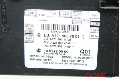 07-13 Mercedes W221 S550 S63 AMG Rear Right Or Left Door Control Module