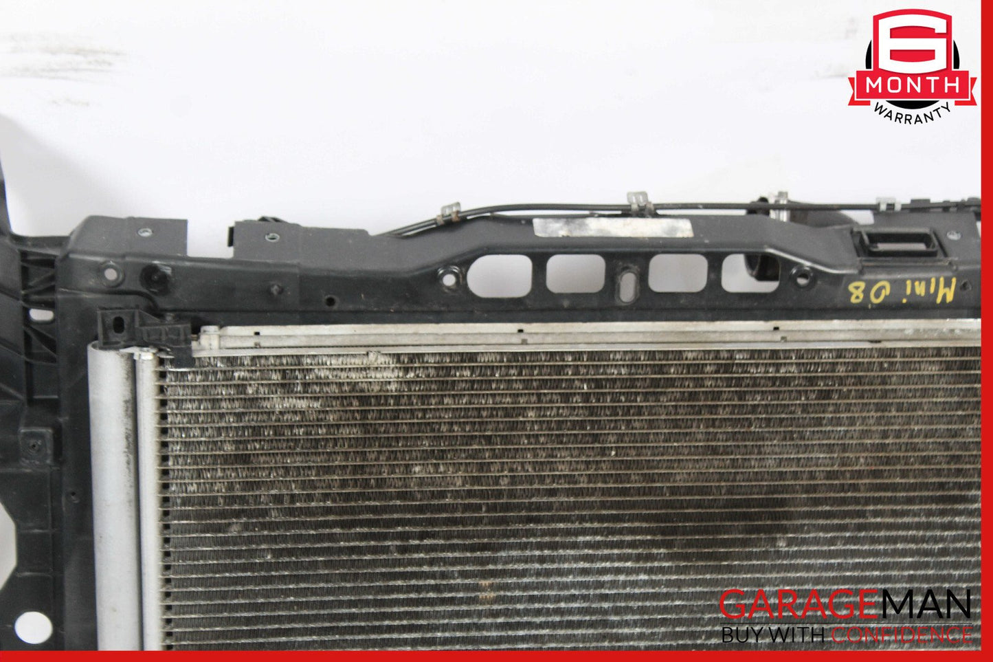 07-10 Mini Cooper Engine Cooling Radiator AC Air A/C Condenser Assembly OEM