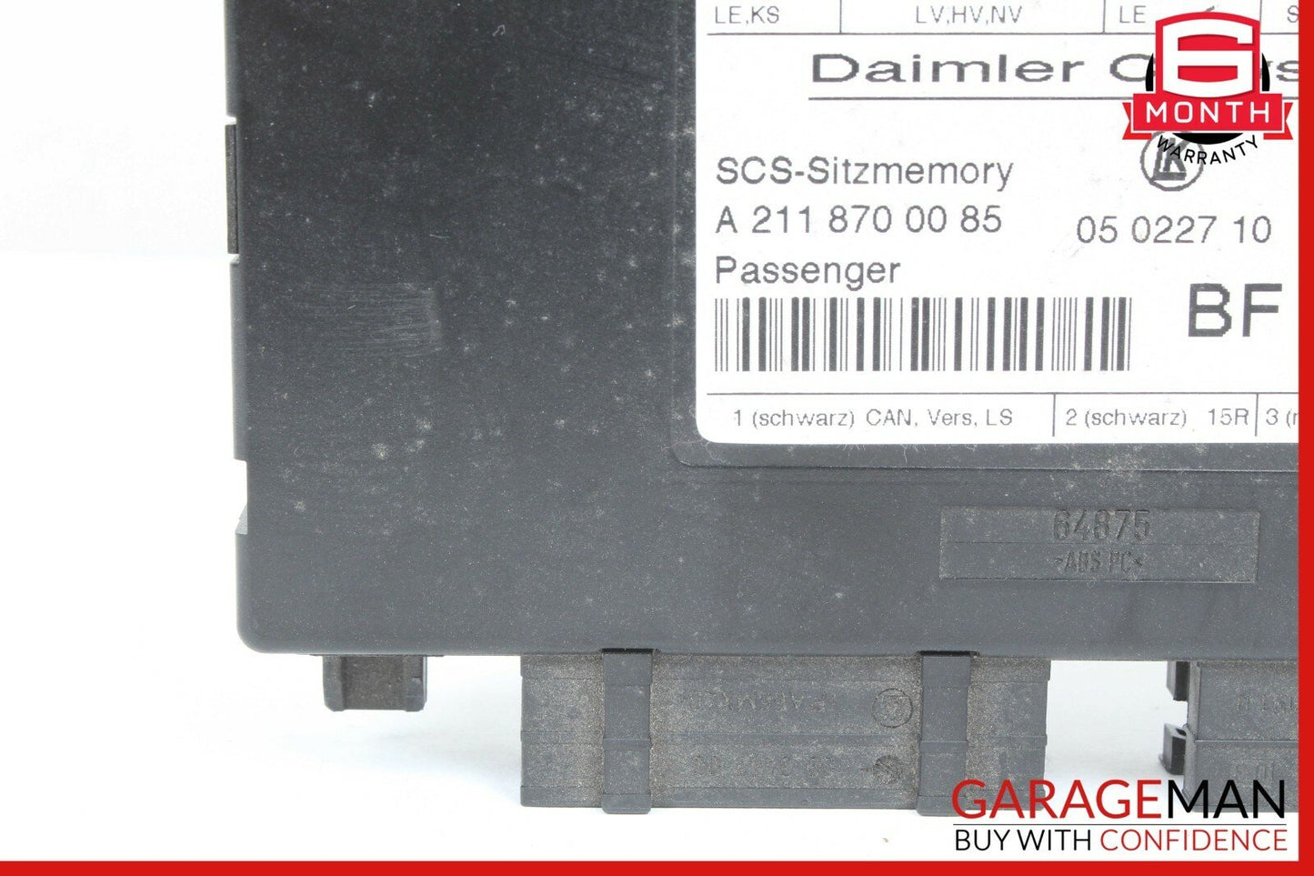 03-11 Mercedes W211 E350 GL450 Front Right Seat Control Module 2118700085 OEM