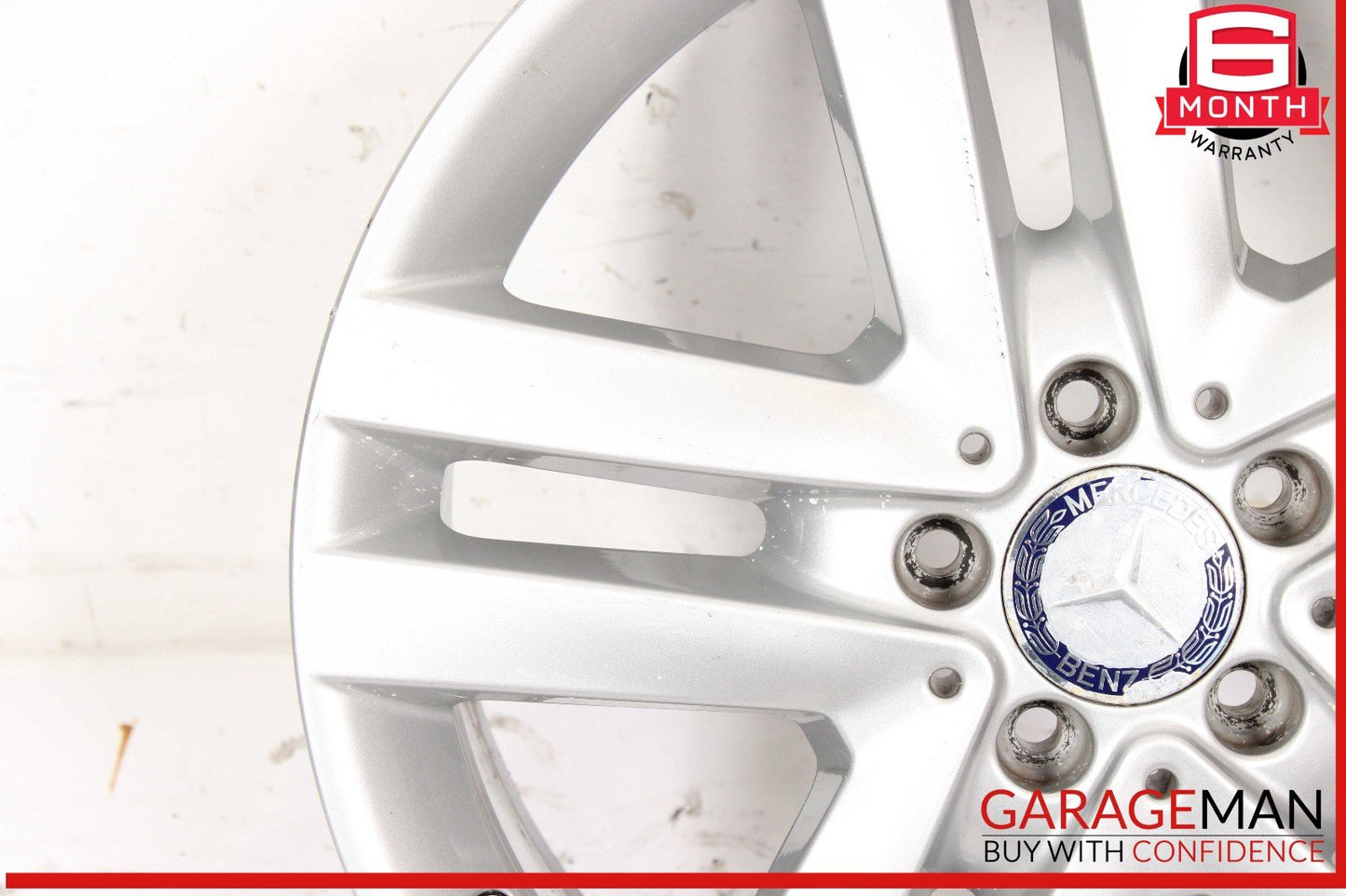 13-19 Mercedes X166 GL450 8.5 x 19 19" Wheel Rim Silver 1664011302 OEM