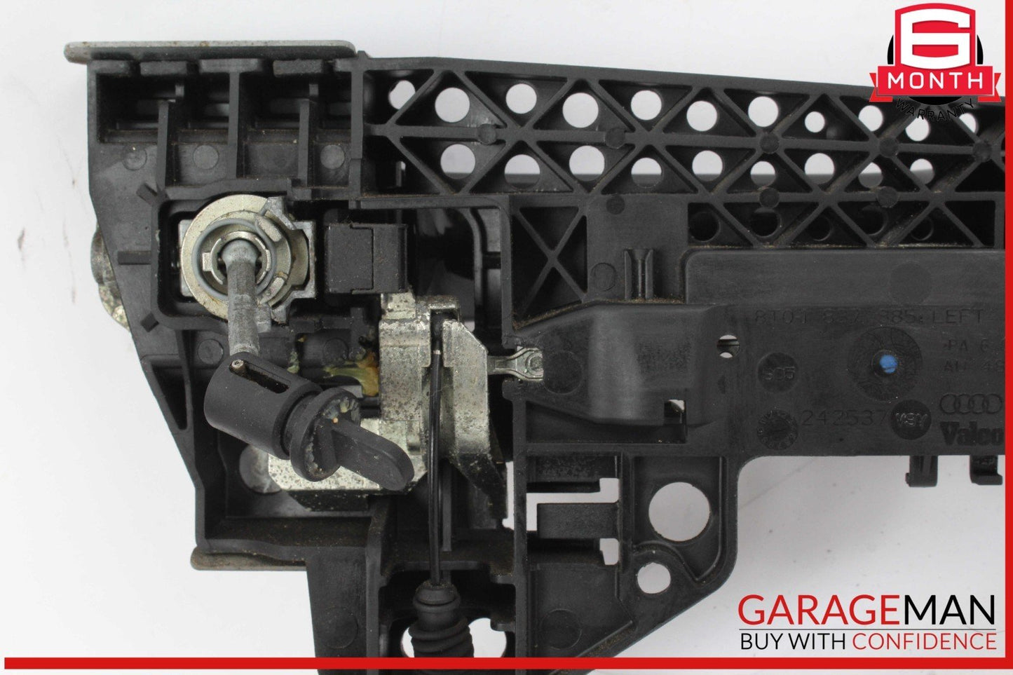 09-16 Audi S4 Front Left Driver Side Exterior Door Handle Black OEM