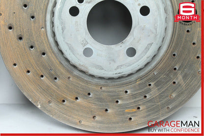 16-18 Mercedes W213 E400 Front Right & Left Side Brake Rotor Disc Set Drilled
