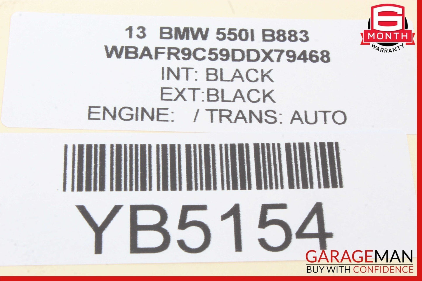 11-18 BMW 528i 535i 550i 640i 650i VDC Suspension Control Module Unit OEM