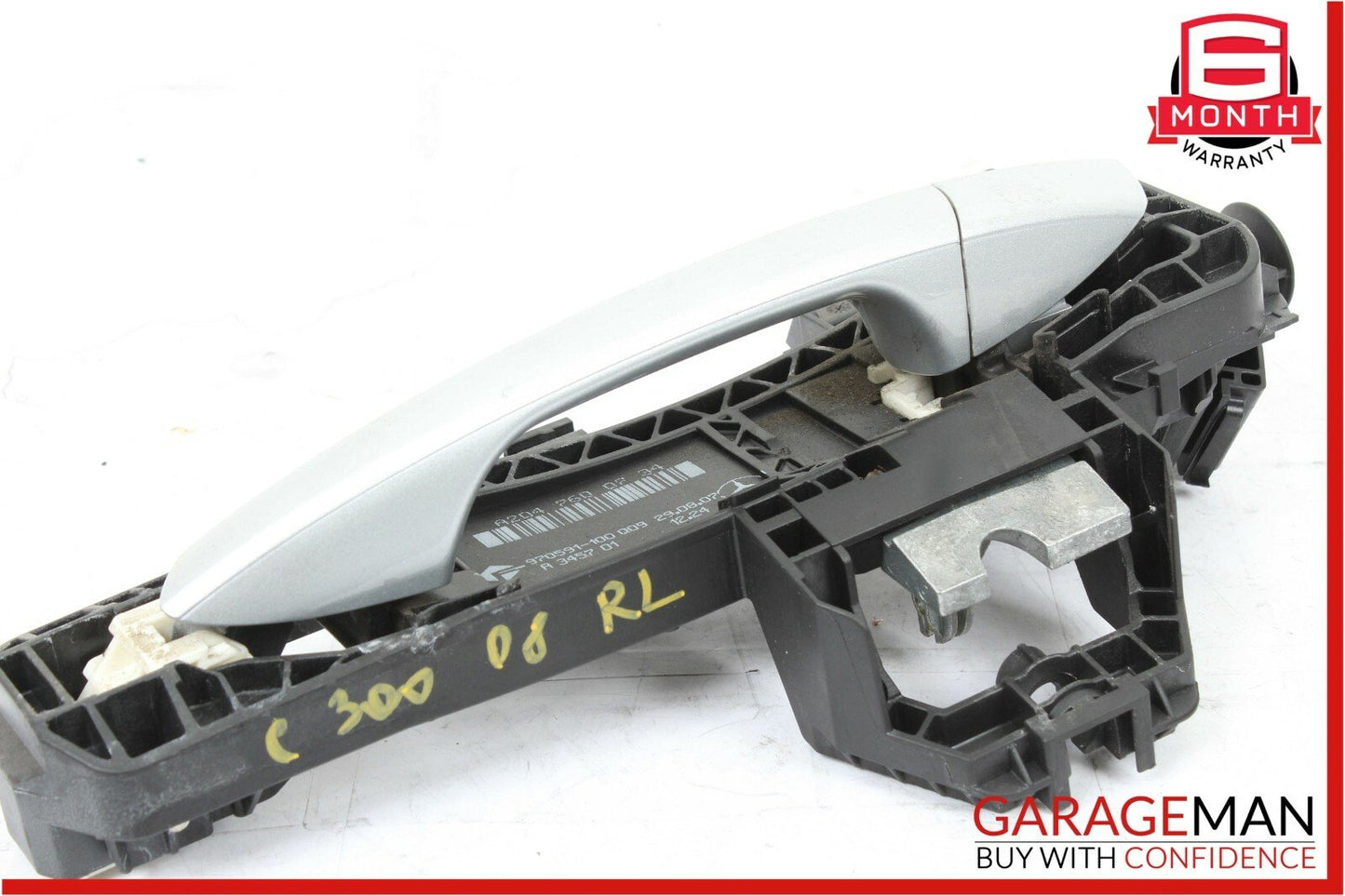08-11 Mercedes W204 C300 C250 Rear Left Driver Side Exterior Door Handle Silver
