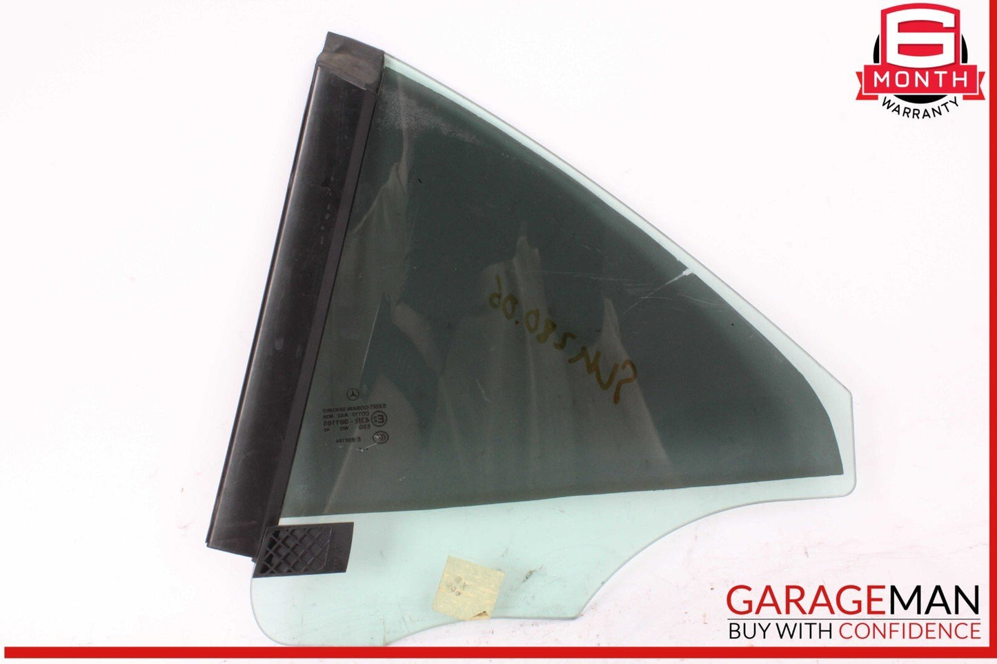 05-11 Mercedes R171 SLK55 SLK280 SLK350 Quarter Window Glass Rear Right Side OEM